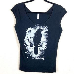 American Apparel The Raven Sleeveless Tee Shirt